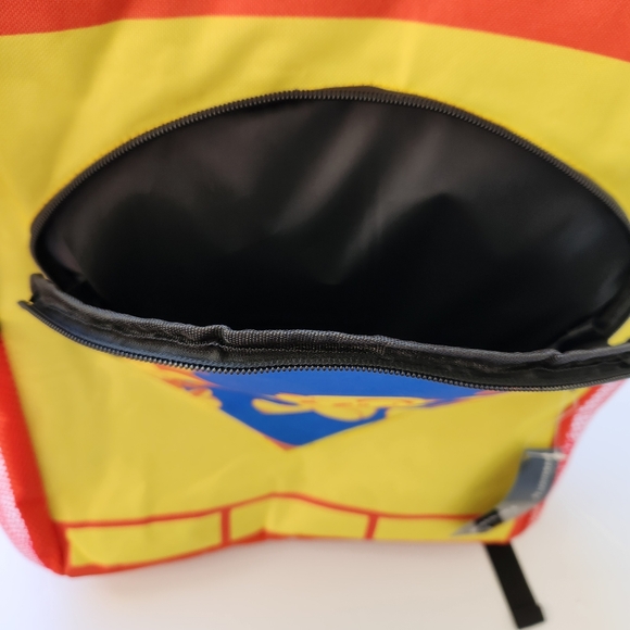 NEW Animaniacs Backpack Bag Orange Yellow Bright Colorblock WB Lootcrate Retro - Picture 9 of 11